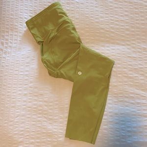 SOLD ❤️ Lululemon yellow green fast and free pants